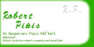 robert pipis business card